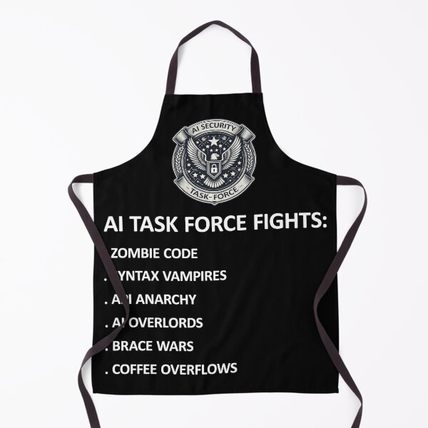 Item preview, AI Security Task Force Fights Funny Stuff designed and sold by SportsT-Shirts.
