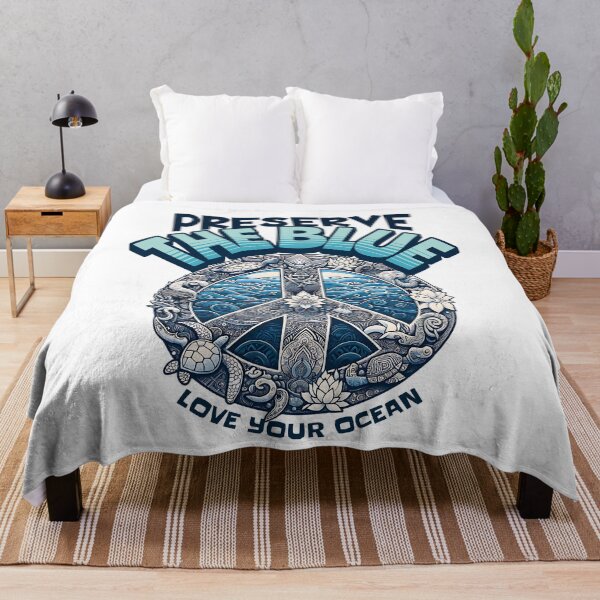 Item preview, Preserve the Blue - Love Your Ocean Peace Design designed and sold by Taans-Creation.
