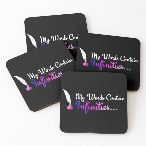 Item preview, My Words Contain Infinities... designed and sold by fizzlecrunch.