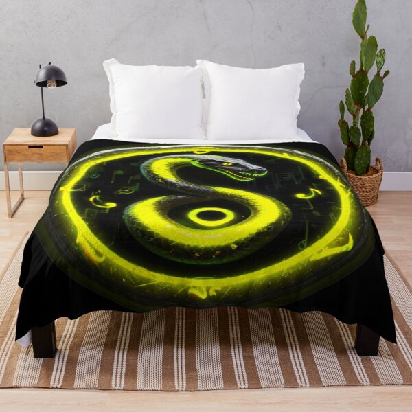 Item preview,  Magnificent fluorescent yellow snake designed and sold by Astralia.