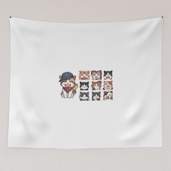 Item preview, Cool and Funny Cat Stickers #3 designed and sold by Kinyah88.
