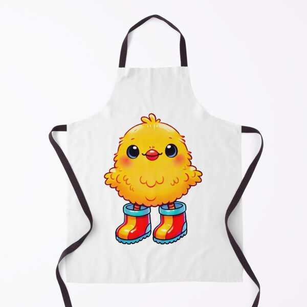 Item preview, Adorable Cartoon Chick in Rain Boots - Cute Illustration designed and sold by Simplystik.