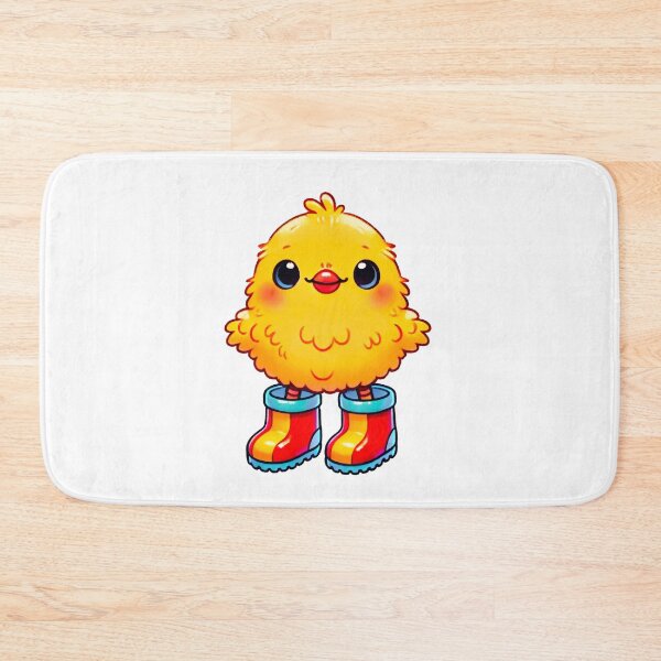 Item preview, Adorable Cartoon Chick in Rain Boots - Cute Illustration designed and sold by Simplystik.