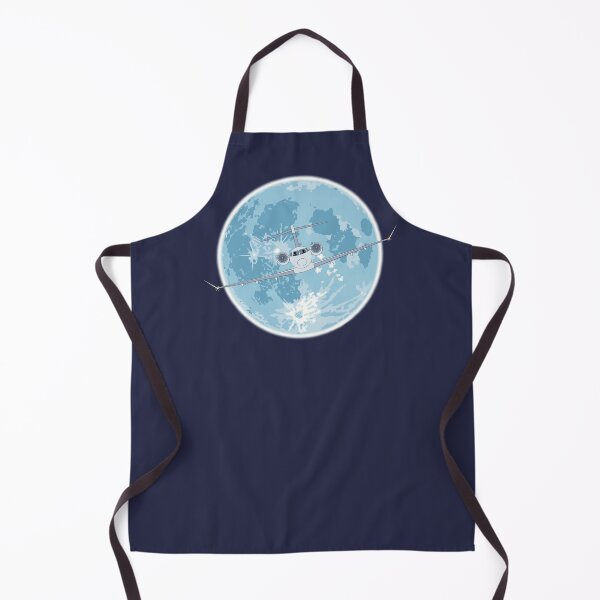 Item preview, Bombardier Challenger 350 Jet Blue Moon Night Flight Design designed and sold by skye-studio.