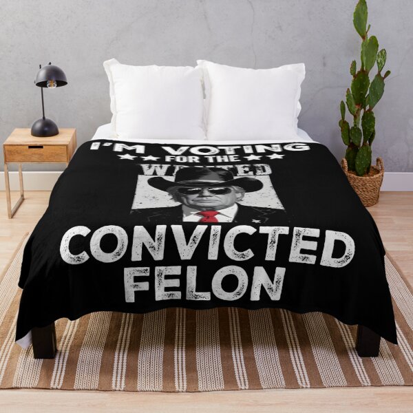 Item preview, I'M VOTING FOR THE CONVICTED FELON 2024 PRESIDENT ELECTIONS designed and sold by CosmicCirrus.