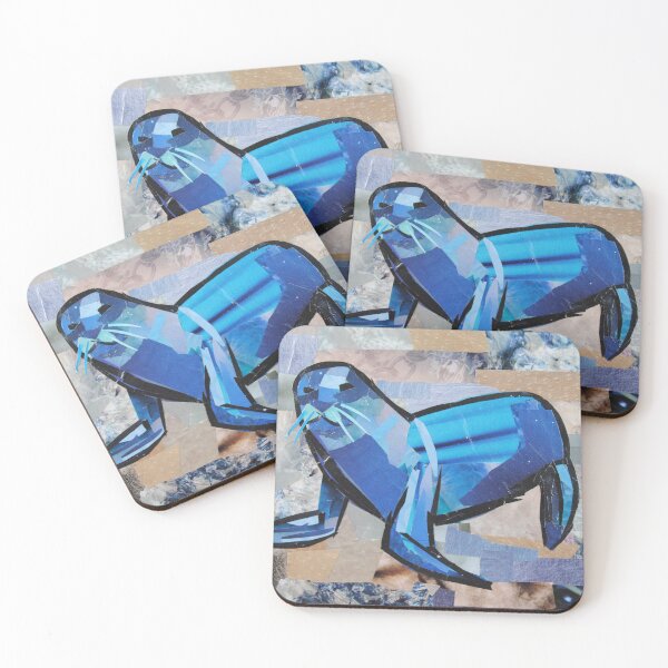Item preview, Mr. Whiskers the Blue Seal designed and sold by megancoyle.