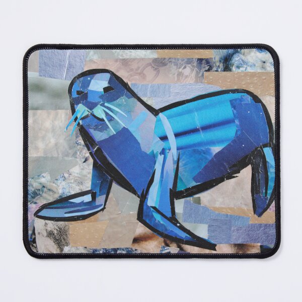 Item preview, Mr. Whiskers the Blue Seal designed and sold by megancoyle.