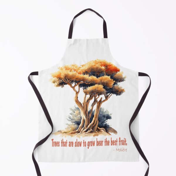 Item preview, Trees that are Slow to Grow Inspirational Moliere Quote designed and sold by Bliss Find And Design.