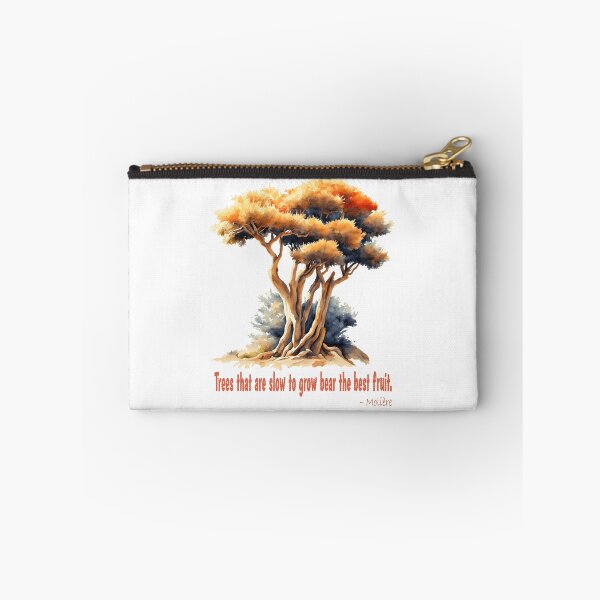 Item preview, Trees that are Slow to Grow Inspirational Moliere Quote designed and sold by Bliss Find And Design.