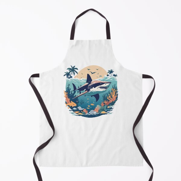 Item preview, Shark at the bottom of the sea designed and sold by livvestudio.