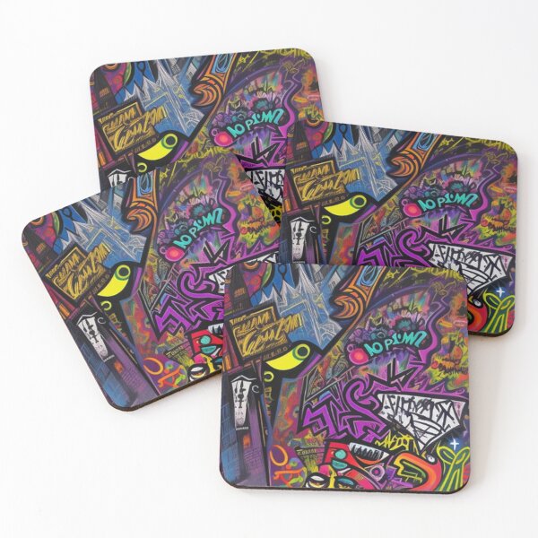 Item preview, Night Clubs  Abstract Graffiti Art designed and sold by TheDarkWardrobe.