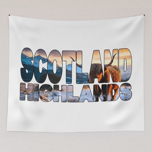 Item preview, SCOTLAND Highlands - Highland Cow in the Snow designed and sold by Adam Gormley.