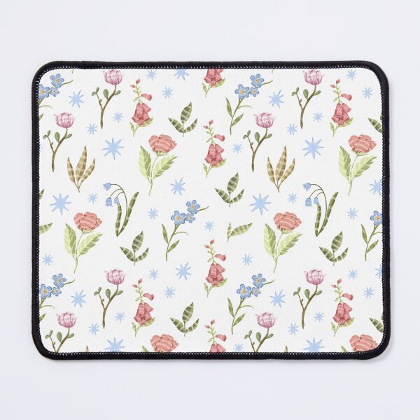 Item preview, Various kind of wildflower seamless pattern designed and sold by pinkyfish1010.