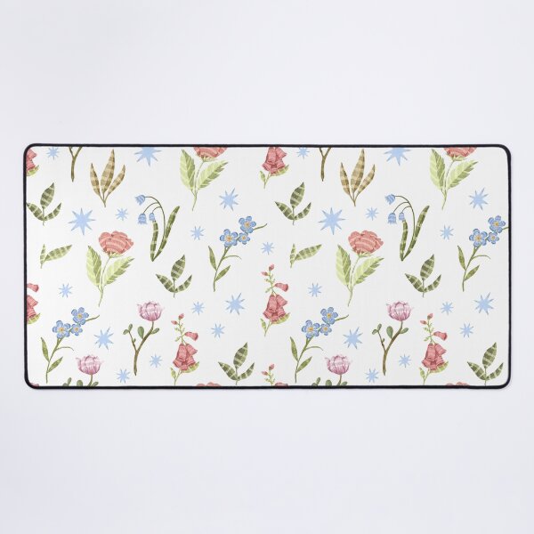 Item preview, Various kind of wildflower seamless pattern designed and sold by pinkyfish1010.