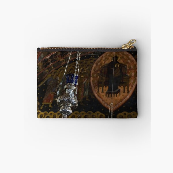 Item preview, Silver Vigil Lamps with Frescoes of the Madonna and Many Saints designed and sold by Georgia Mizuleva.