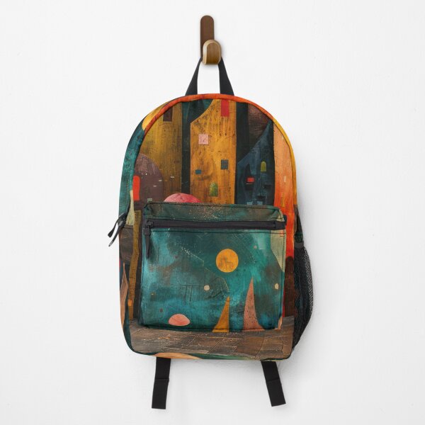 Item preview, Colorful Whimsical Cityscape designed and sold by NeoNebulaArt.