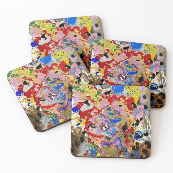 Item preview, Abstract Art "Tornado at a Toy Factory". Cosmos Collection designed and sold by PerfectDay2Play.