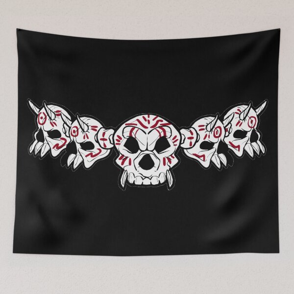 Item preview, Row of Skulls Jolly Roger designed and sold by MurpheusTech.