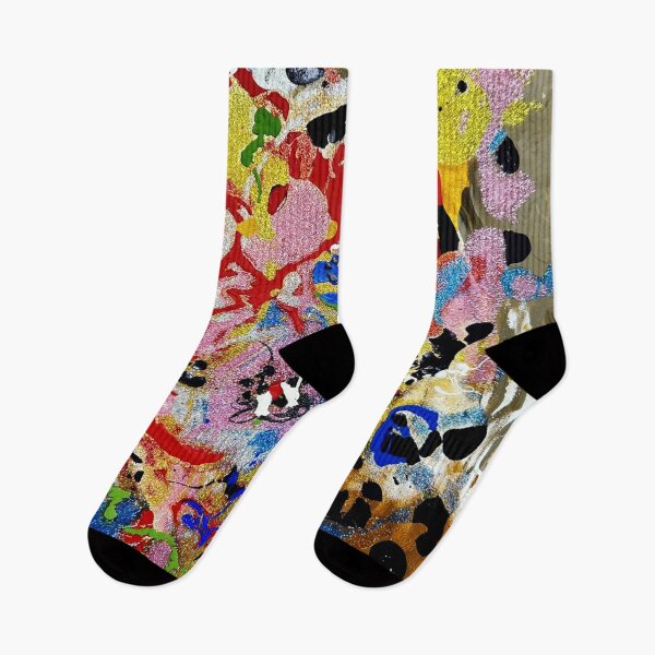 Item preview, Abstract Art "Tornado at a Toy Factory". Cosmos Collection designed and sold by PerfectDay2Play.