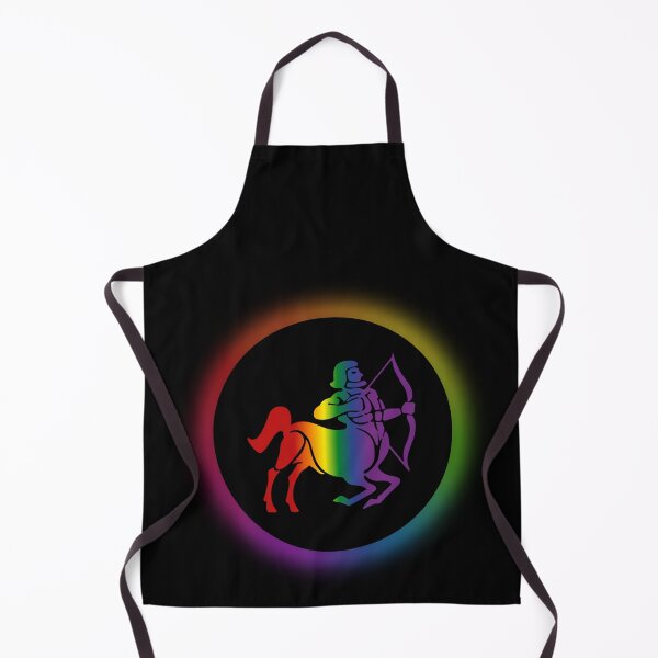 Item preview, Sagittarius Star Sign Graphic LGBTQ, Sagittarius Symbol graphic with rainbow background, Horoscope Unisex T-shirt, LGBTQ Astrology tees gift ideas, Astrology tees, designed and sold by PrideBeProud.