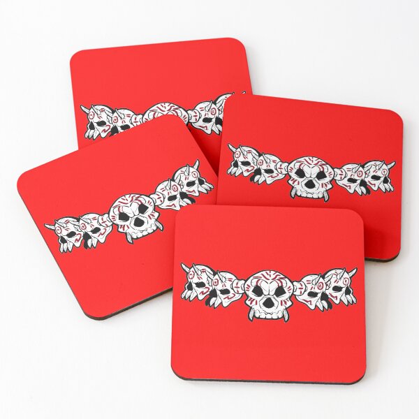 Item preview, Row of Skulls Jolly Roger (Red) designed and sold by MurpheusTech.