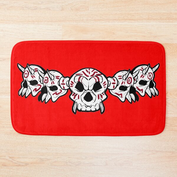 Item preview, Row of Skulls Jolly Roger (Red) designed and sold by MurpheusTech.