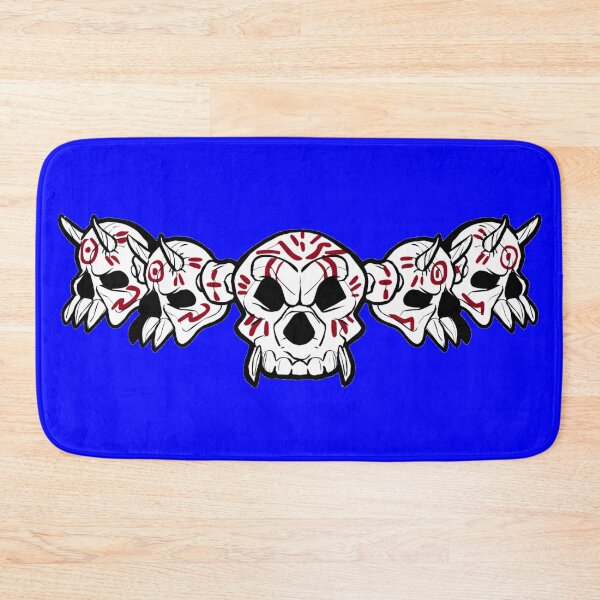 Item preview, Row of Skulls Jolly Roger (Blue) designed and sold by MurpheusTech.