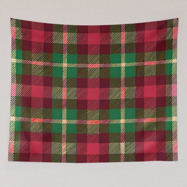 Item preview, Plaid: Burgundy and dark green. designed and sold by BlackCatspet1.