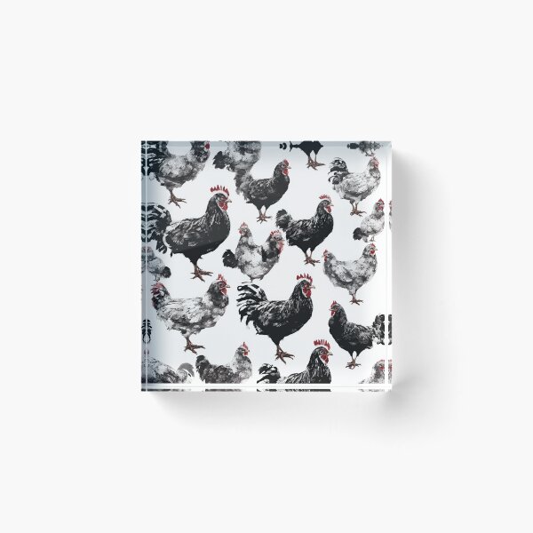 Item preview, Flock of chickens designed and sold by RockyTees1.