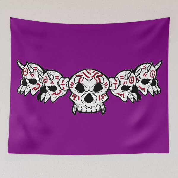 Item preview, Row of Skulls Jolly Roger (Purple) designed and sold by MurpheusTech.