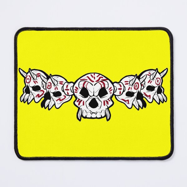 Item preview, Row of Skulls Jolly Roger (Yellow) designed and sold by MurpheusTech.