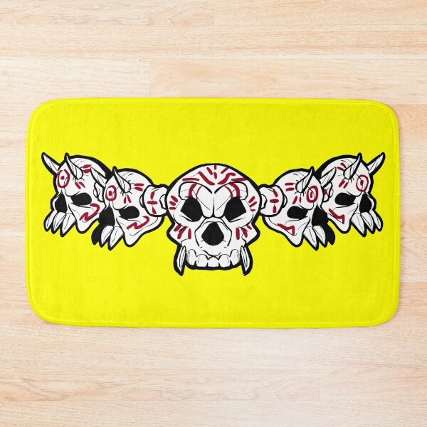 Item preview, Row of Skulls Jolly Roger (Yellow) designed and sold by MurpheusTech.