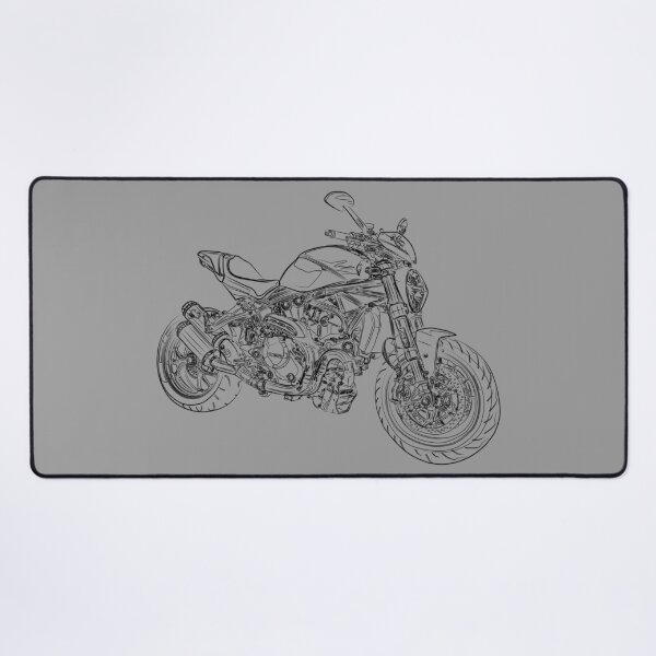 Aperçu de l'œuvre Cadre métallique de la Ducati Monster créée et vendue par Bestagon.