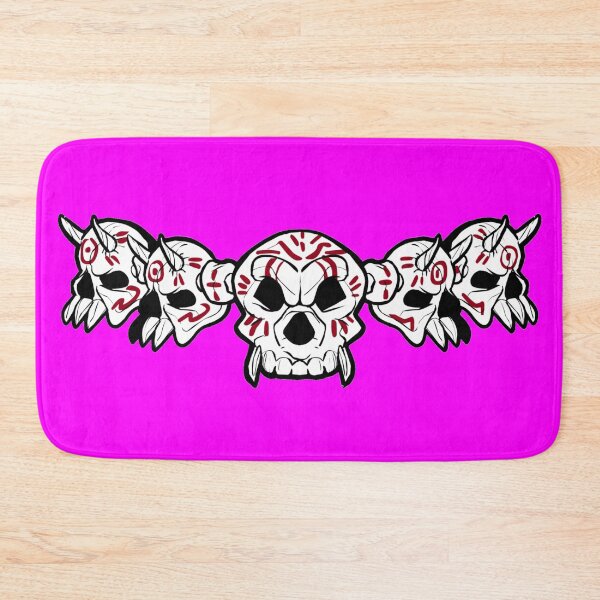 Item preview, Row of Skulls Jolly Roger (Magenta) designed and sold by MurpheusTech.