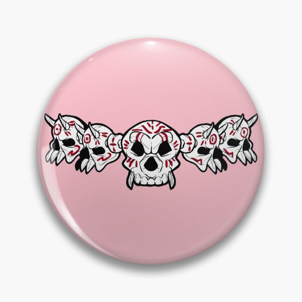 Item preview, Row of Skulls Jolly Roger (Pink) designed and sold by MurpheusTech.