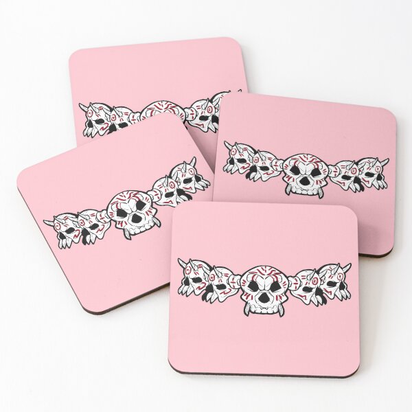 Item preview, Row of Skulls Jolly Roger (Pink) designed and sold by MurpheusTech.