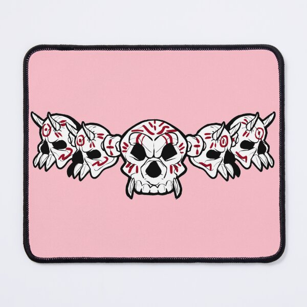 Item preview, Row of Skulls Jolly Roger (Pink) designed and sold by MurpheusTech.
