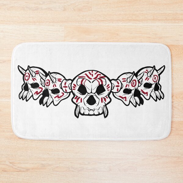 Item preview, Row of Skulls Jolly Roger (White) designed and sold by MurpheusTech.