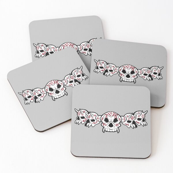 Item preview, Row of Skulls Jolly Roger (Silver) designed and sold by MurpheusTech.
