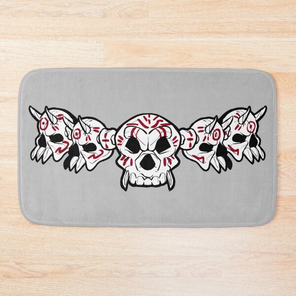 Item preview, Row of Skulls Jolly Roger (Silver) designed and sold by MurpheusTech.