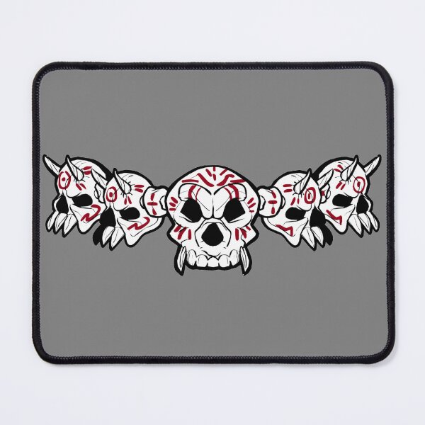 Item preview, Row of Skulls Jolly Roger (Grey) designed and sold by MurpheusTech.