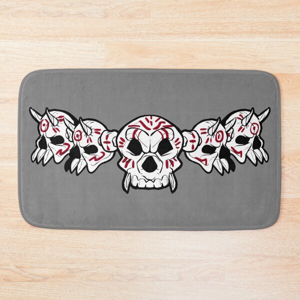 Item preview, Row of Skulls Jolly Roger (Grey) designed and sold by MurpheusTech.