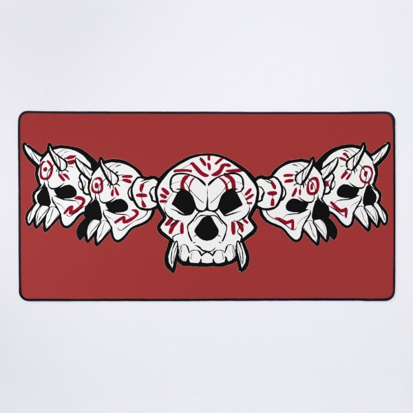 Item preview, Row of Skulls Jolly Roger (Brown) designed and sold by MurpheusTech.