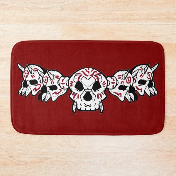 Item preview, Row of Skulls Jolly Roger (Maroon) designed and sold by MurpheusTech.