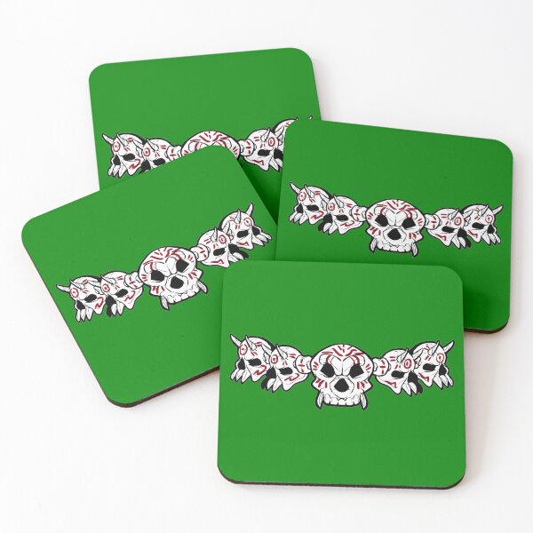 Item preview, Row of Skulls Jolly Roger (Green) designed and sold by MurpheusTech.