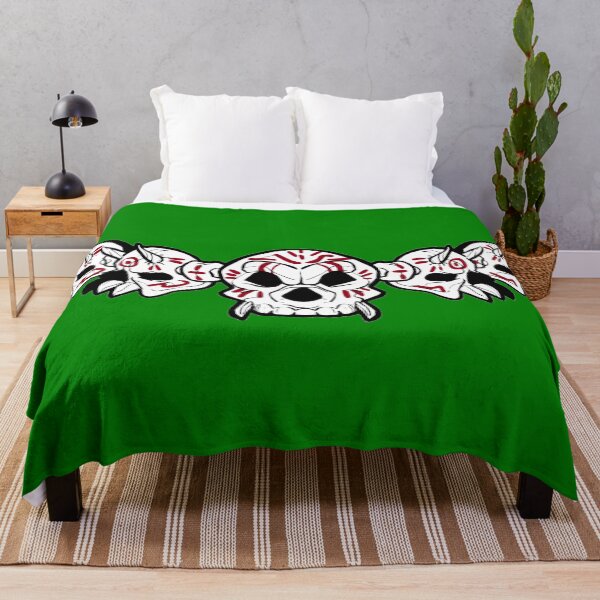 Item preview, Row of Skulls Jolly Roger (Green) designed and sold by MurpheusTech.