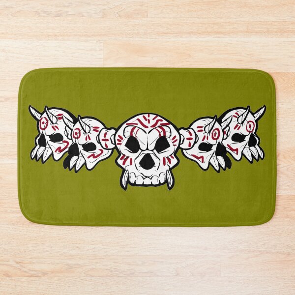 Item preview, Row of Skulls Jolly Roger (Olive) designed and sold by MurpheusTech.