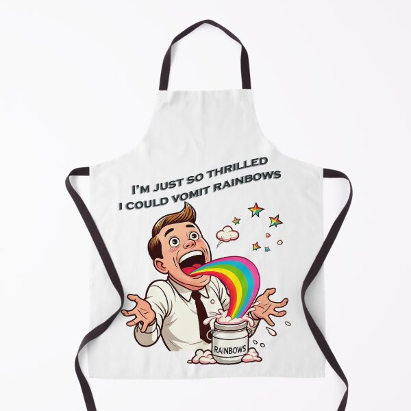 Item preview, I'm So Thrilled I could Vomit Rainbows designed and sold by AlexFilkin.