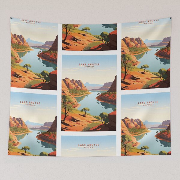 Item preview, Lake Argyle Australia Outback Wonder designed and sold by NeuralVibe.