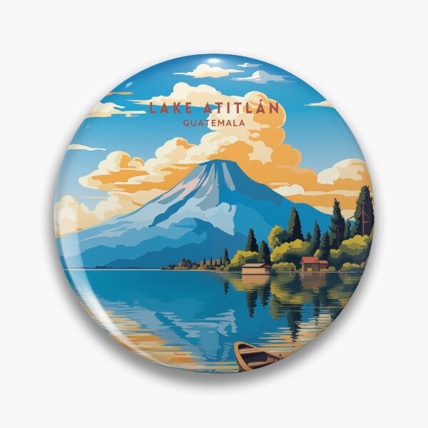 Item preview, Lake Atitlan Guatemala Volcano Views designed and sold by NeuralVibe.